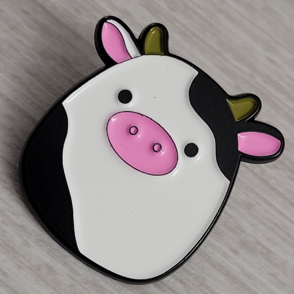 Squishmallow Conner Cow Enamel Pin - Picture 2 of 10